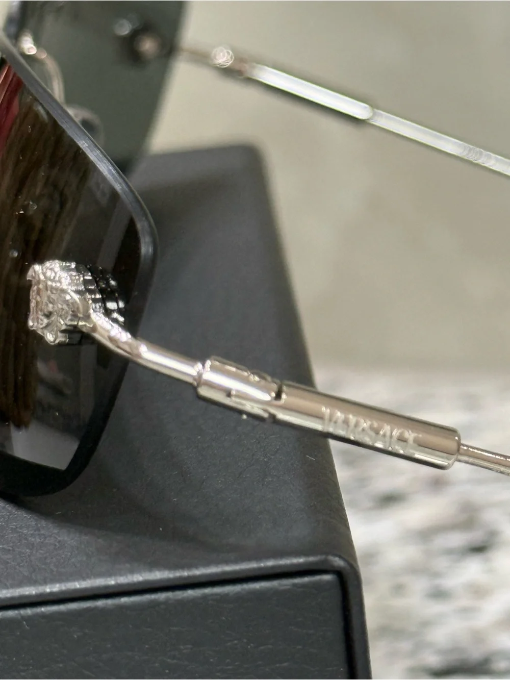 Versace Men’s Rimless Sunglasses